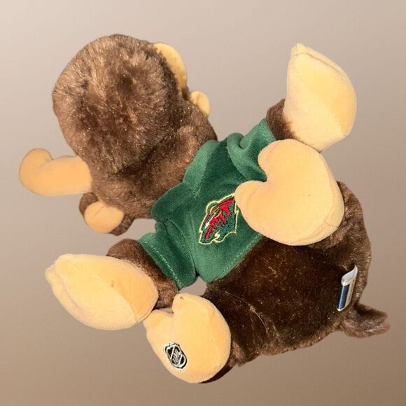 Minnesota Wild Forever Collectibles NHL Jersery Moose Plush 8” - Picture 6 of 7